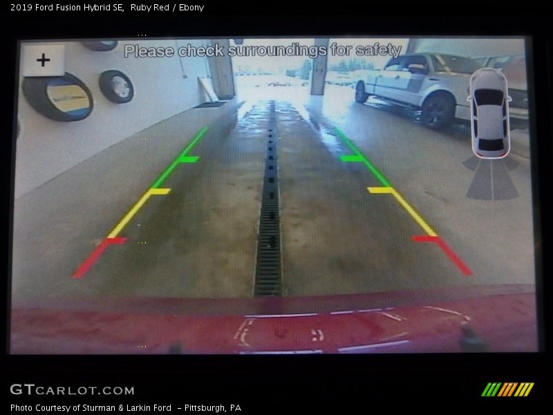 Ruby Red / Ebony 2019 Ford Fusion Hybrid SE