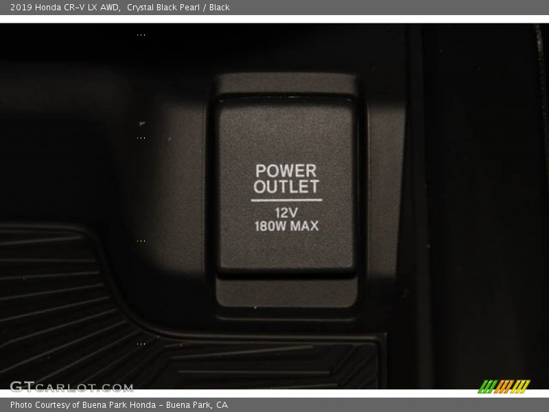 Crystal Black Pearl / Black 2019 Honda CR-V LX AWD