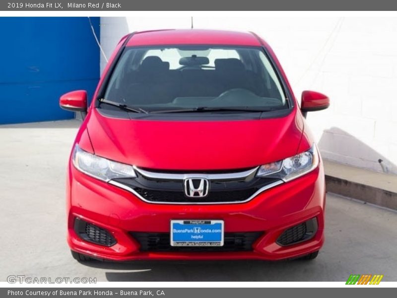Milano Red / Black 2019 Honda Fit LX