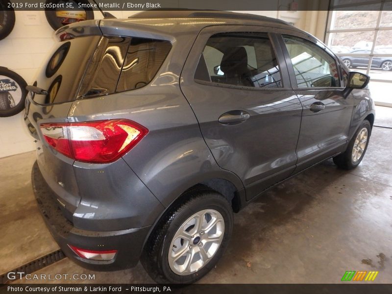 Smoke Metallic / Ebony Black 2019 Ford EcoSport SE