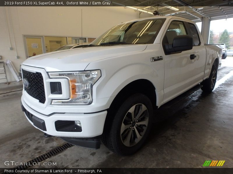 Oxford White / Earth Gray 2019 Ford F150 XL SuperCab 4x4