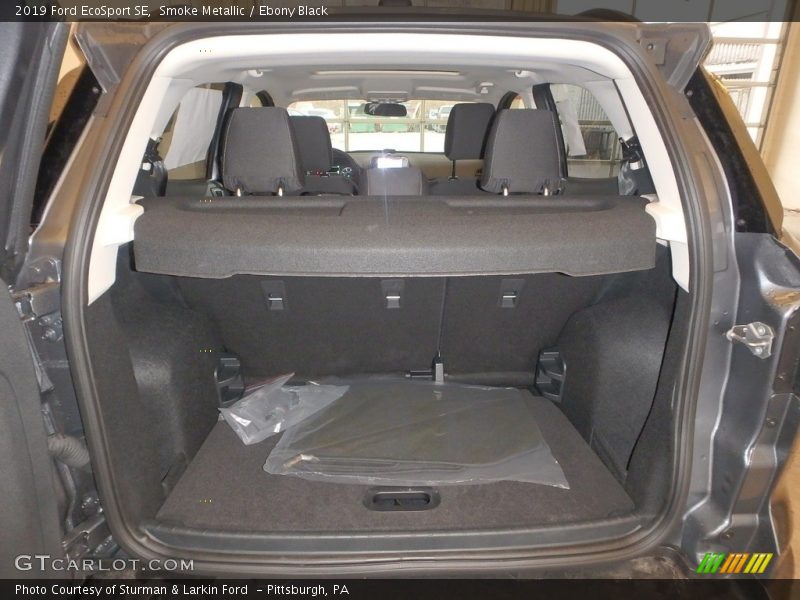 Smoke Metallic / Ebony Black 2019 Ford EcoSport SE