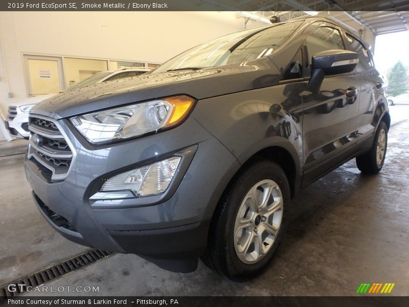 Smoke Metallic / Ebony Black 2019 Ford EcoSport SE