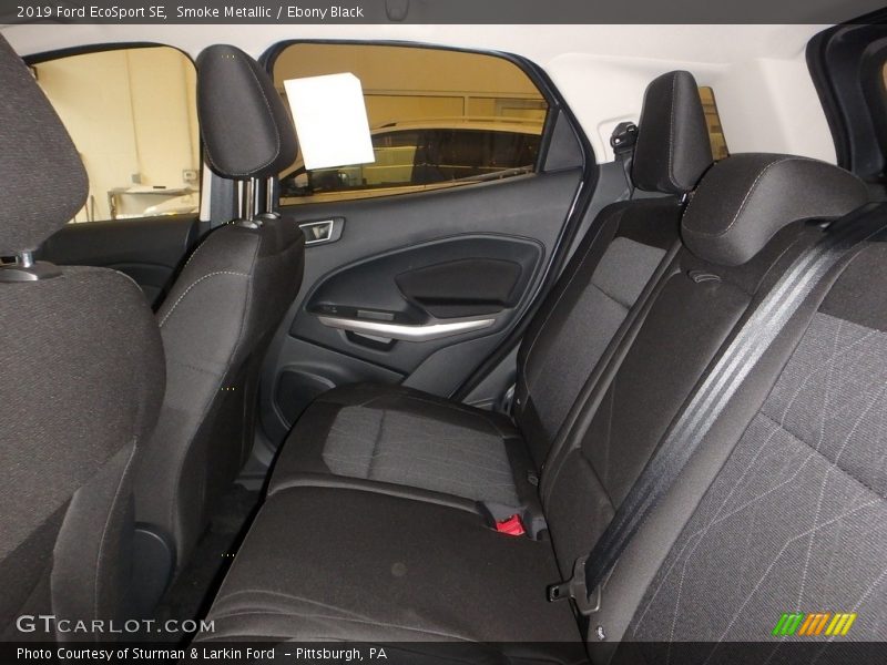 Smoke Metallic / Ebony Black 2019 Ford EcoSport SE