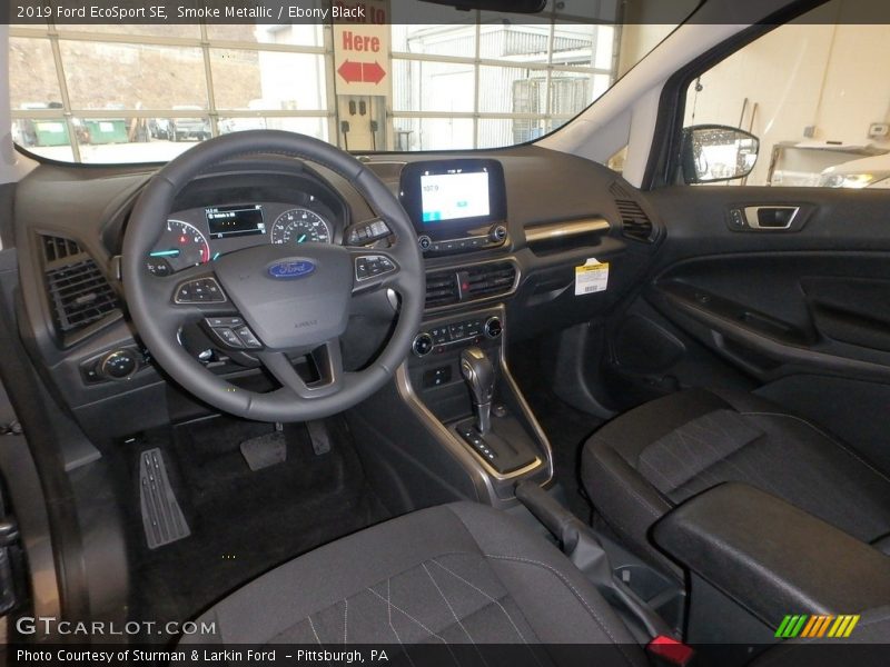 Smoke Metallic / Ebony Black 2019 Ford EcoSport SE