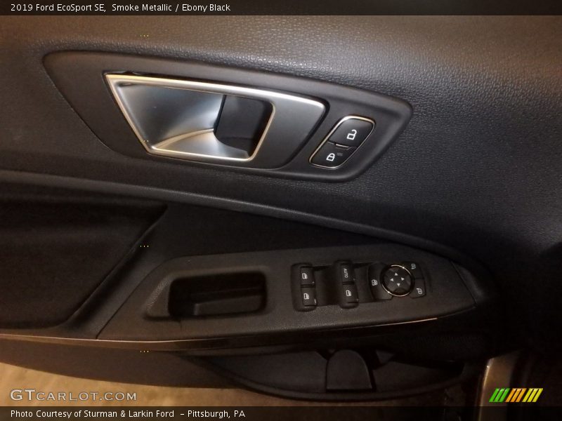 Smoke Metallic / Ebony Black 2019 Ford EcoSport SE