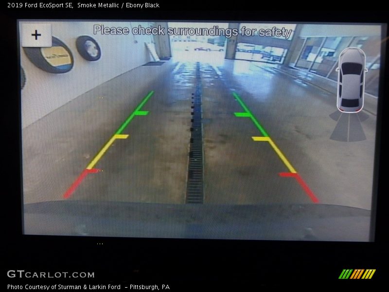 Smoke Metallic / Ebony Black 2019 Ford EcoSport SE