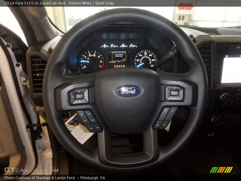 Oxford White / Earth Gray 2019 Ford F150 XL SuperCab 4x4