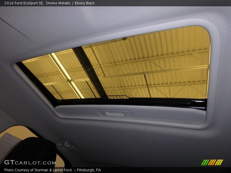 Smoke Metallic / Ebony Black 2019 Ford EcoSport SE