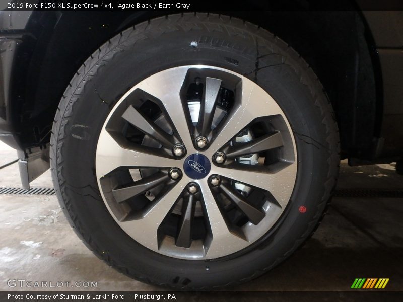 Agate Black / Earth Gray 2019 Ford F150 XL SuperCrew 4x4