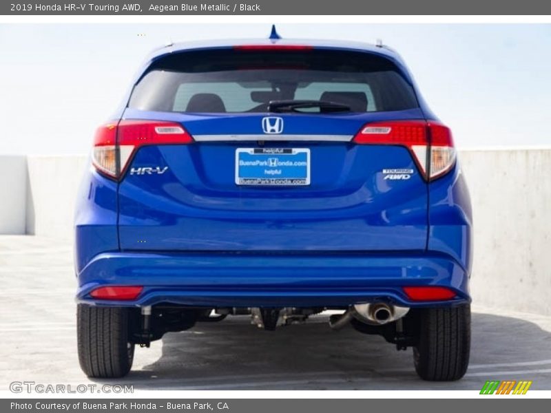 Aegean Blue Metallic / Black 2019 Honda HR-V Touring AWD