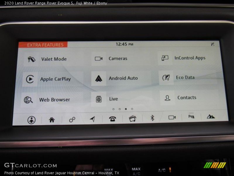 Fuji White / Ebony 2020 Land Rover Range Rover Evoque S