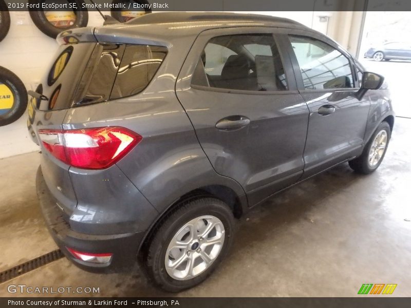 Smoke Metallic / Ebony Black 2019 Ford EcoSport SE