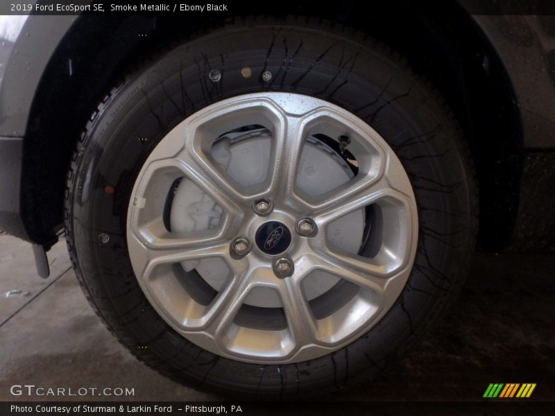 Smoke Metallic / Ebony Black 2019 Ford EcoSport SE