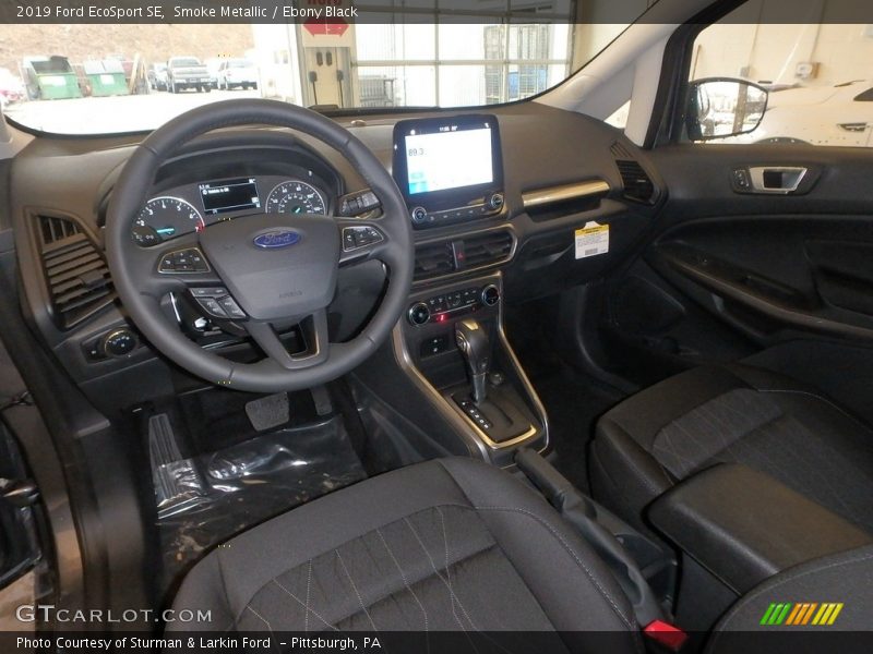 Smoke Metallic / Ebony Black 2019 Ford EcoSport SE