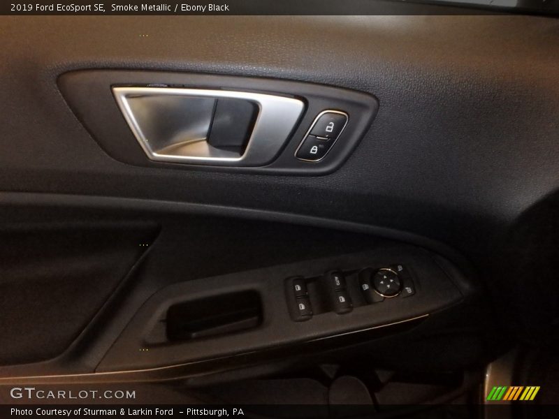 Smoke Metallic / Ebony Black 2019 Ford EcoSport SE
