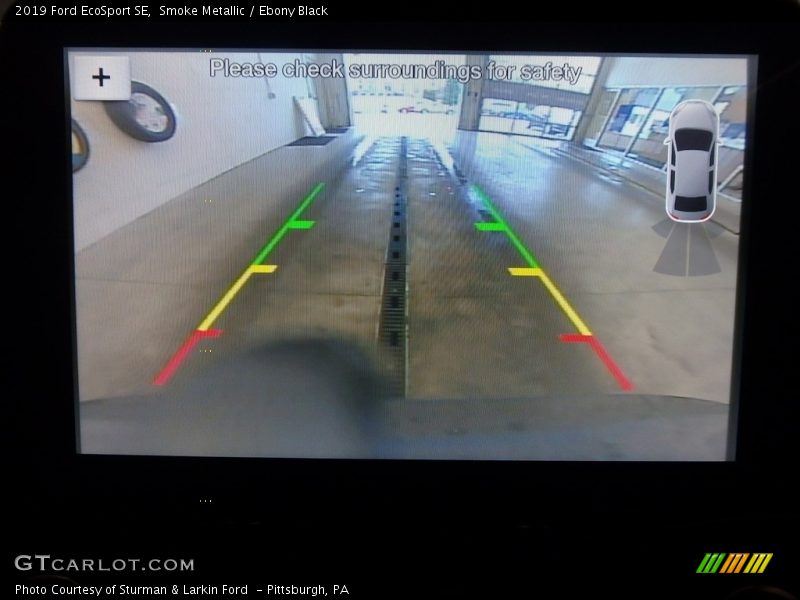 Smoke Metallic / Ebony Black 2019 Ford EcoSport SE