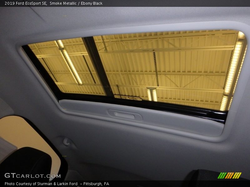 Smoke Metallic / Ebony Black 2019 Ford EcoSport SE