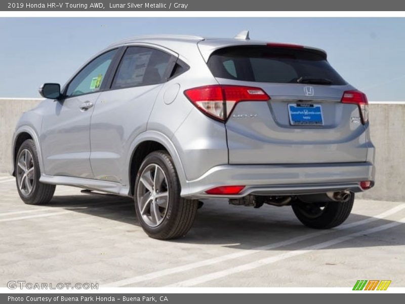 Lunar Silver Metallic / Gray 2019 Honda HR-V Touring AWD