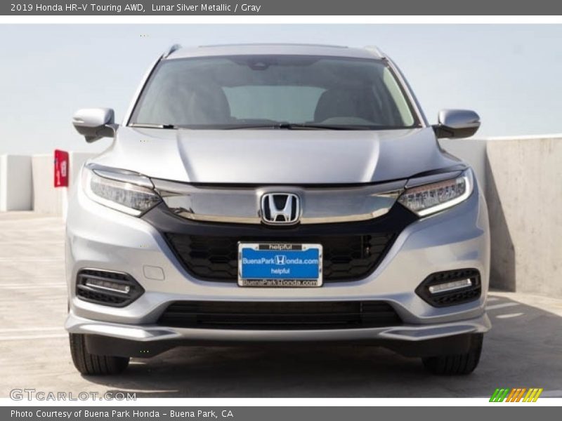 Lunar Silver Metallic / Gray 2019 Honda HR-V Touring AWD