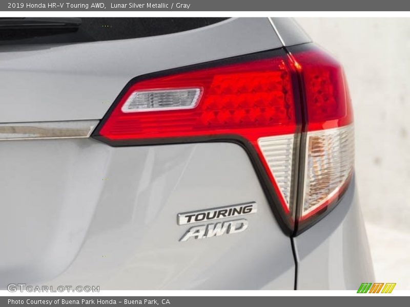Lunar Silver Metallic / Gray 2019 Honda HR-V Touring AWD