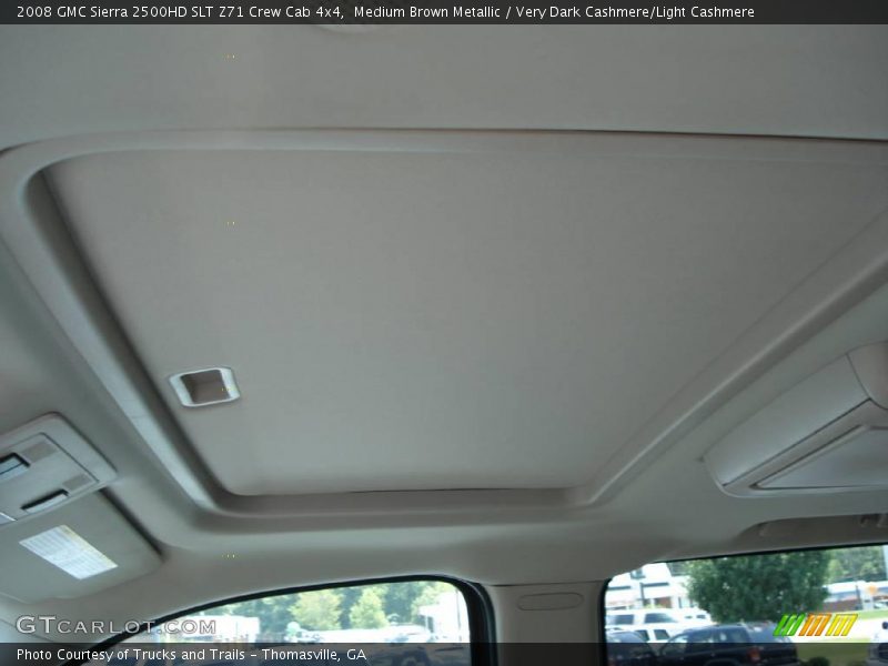 Medium Brown Metallic / Very Dark Cashmere/Light Cashmere 2008 GMC Sierra 2500HD SLT Z71 Crew Cab 4x4