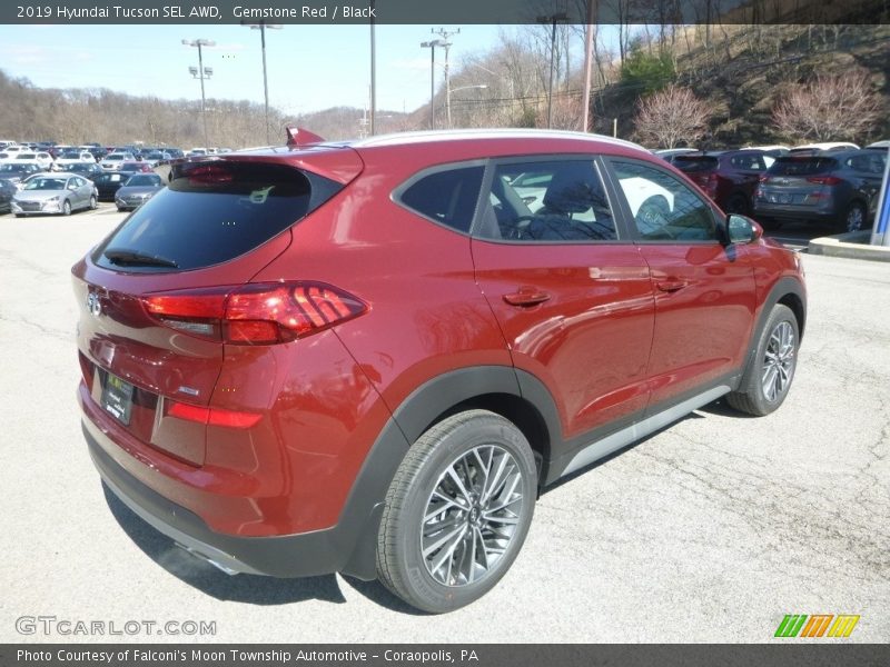 Gemstone Red / Black 2019 Hyundai Tucson SEL AWD