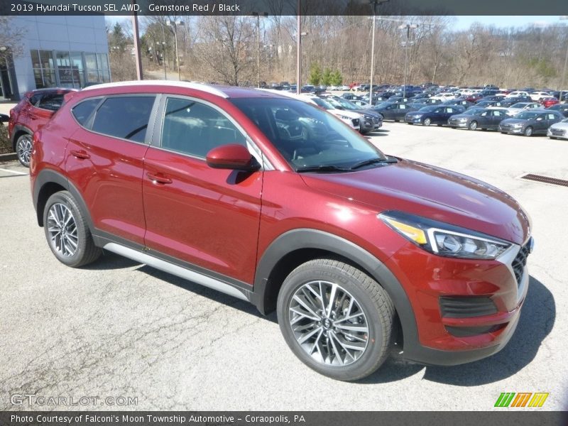 Gemstone Red / Black 2019 Hyundai Tucson SEL AWD