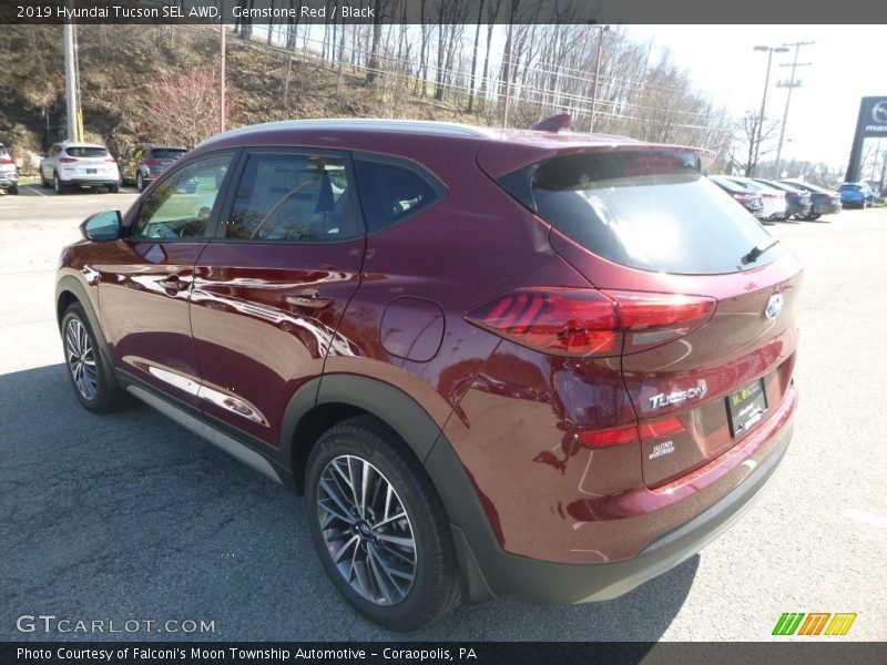 Gemstone Red / Black 2019 Hyundai Tucson SEL AWD