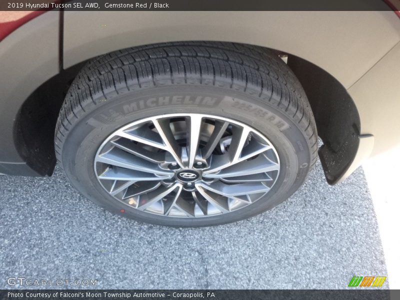 Gemstone Red / Black 2019 Hyundai Tucson SEL AWD