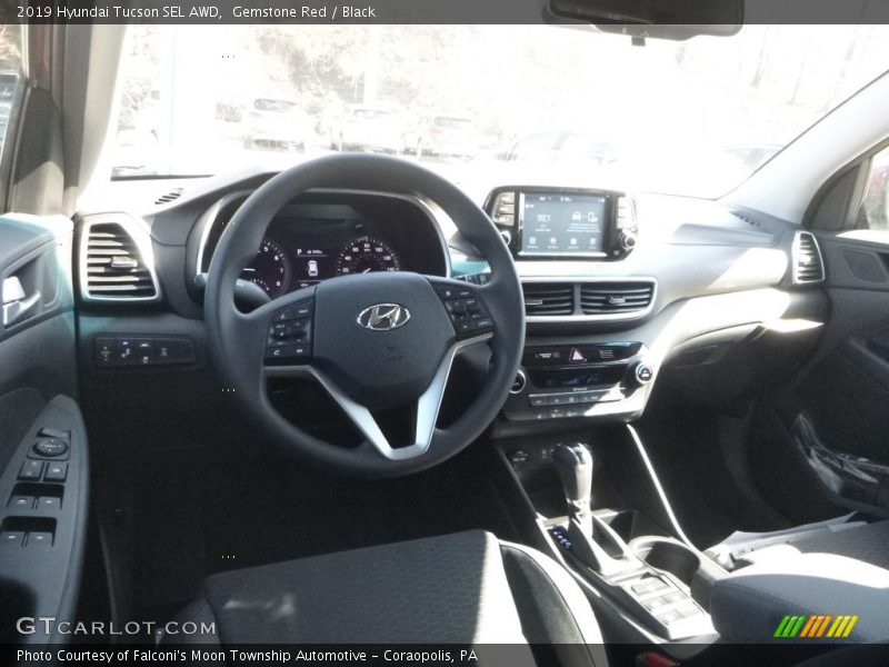 Gemstone Red / Black 2019 Hyundai Tucson SEL AWD