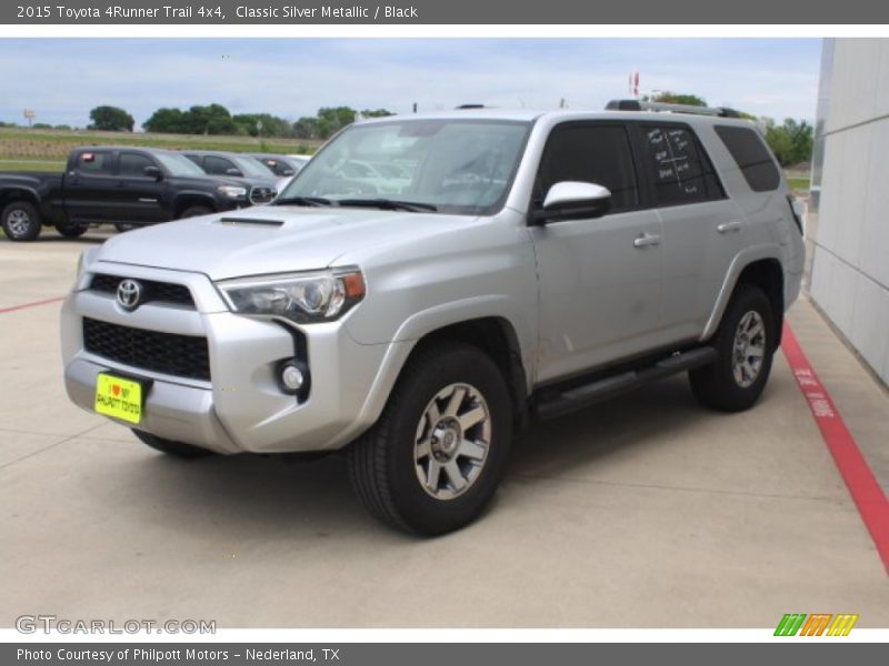 Classic Silver Metallic / Black 2015 Toyota 4Runner Trail 4x4