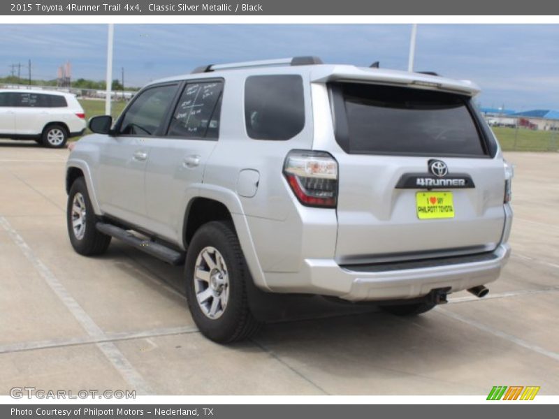 Classic Silver Metallic / Black 2015 Toyota 4Runner Trail 4x4