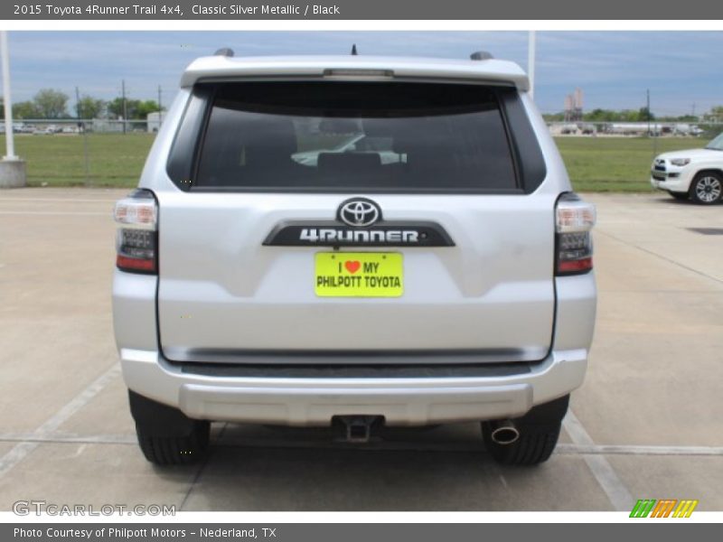 Classic Silver Metallic / Black 2015 Toyota 4Runner Trail 4x4