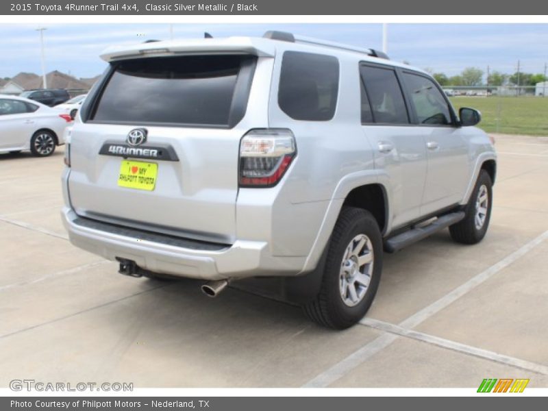 Classic Silver Metallic / Black 2015 Toyota 4Runner Trail 4x4