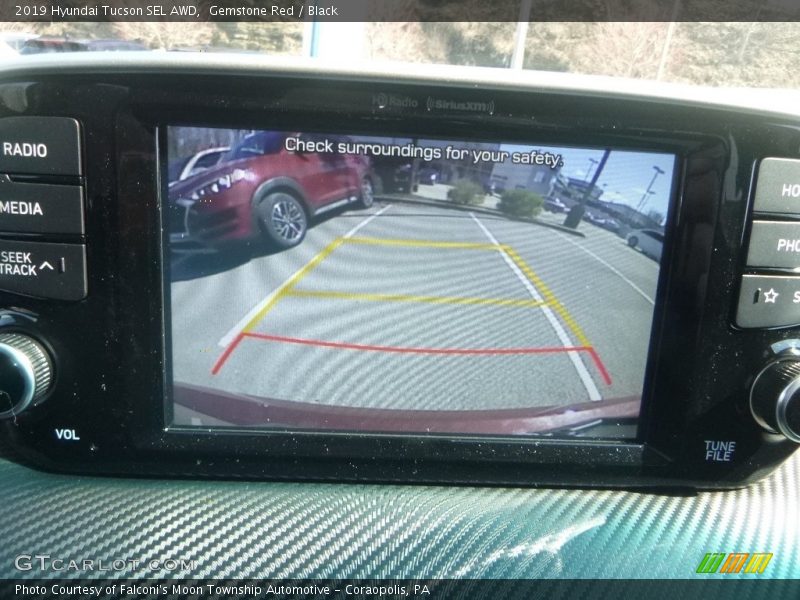 Gemstone Red / Black 2019 Hyundai Tucson SEL AWD