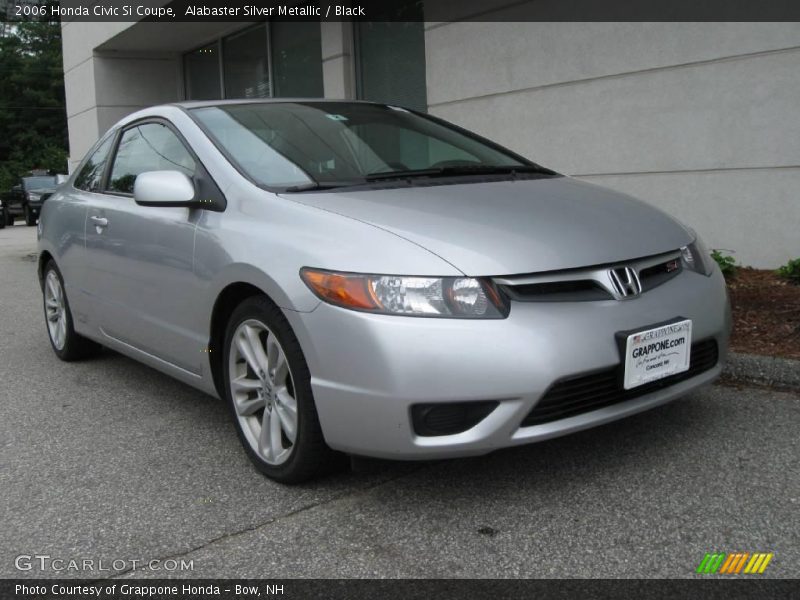 Alabaster Silver Metallic / Black 2006 Honda Civic Si Coupe