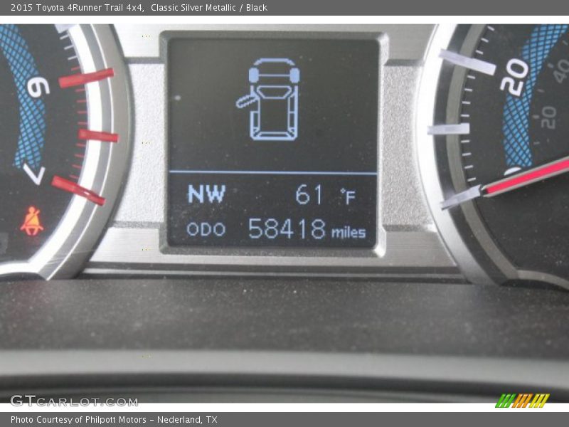 Classic Silver Metallic / Black 2015 Toyota 4Runner Trail 4x4