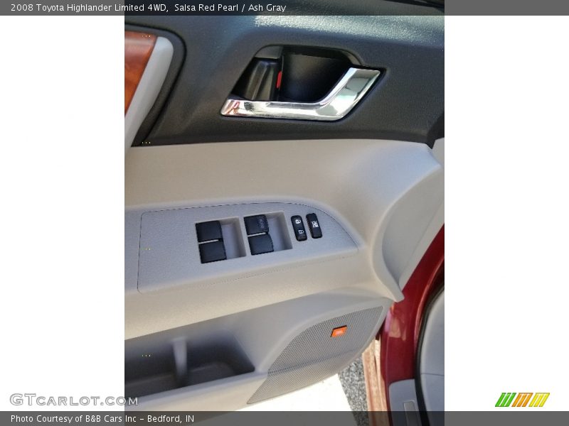 Salsa Red Pearl / Ash Gray 2008 Toyota Highlander Limited 4WD