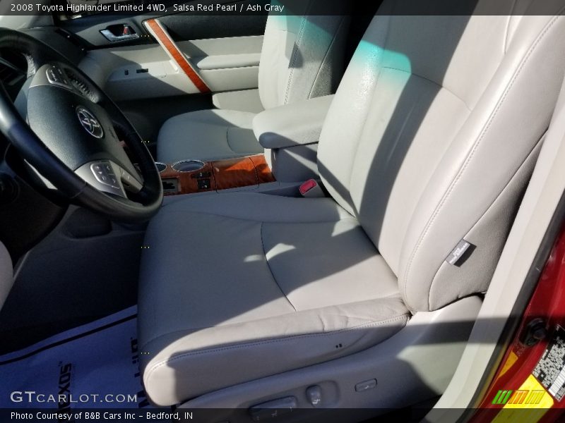 Salsa Red Pearl / Ash Gray 2008 Toyota Highlander Limited 4WD
