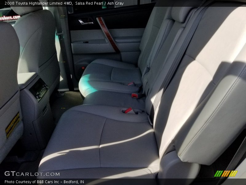 Salsa Red Pearl / Ash Gray 2008 Toyota Highlander Limited 4WD