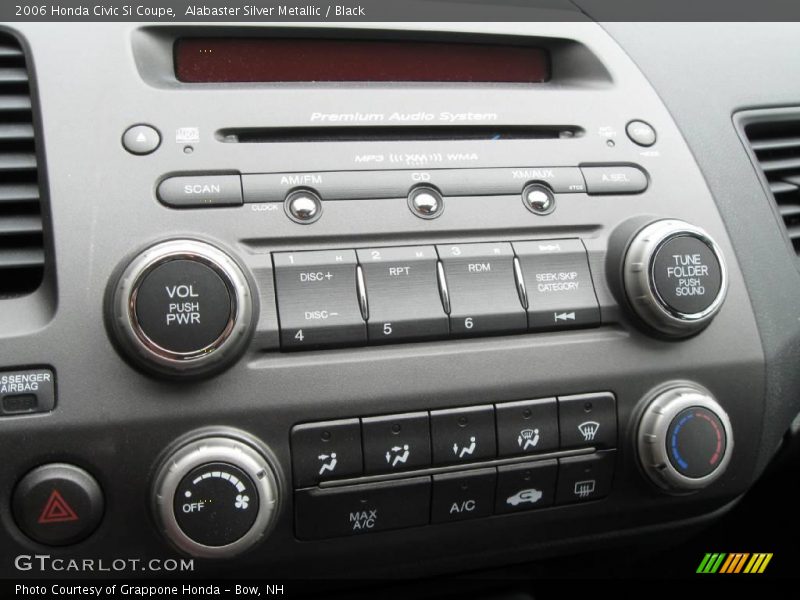 Alabaster Silver Metallic / Black 2006 Honda Civic Si Coupe