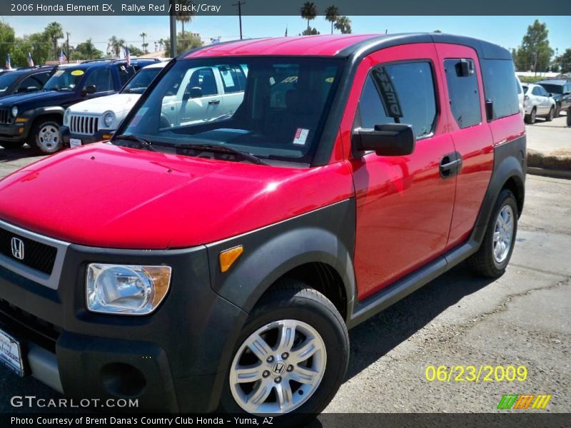 Rallye Red / Black/Gray 2006 Honda Element EX