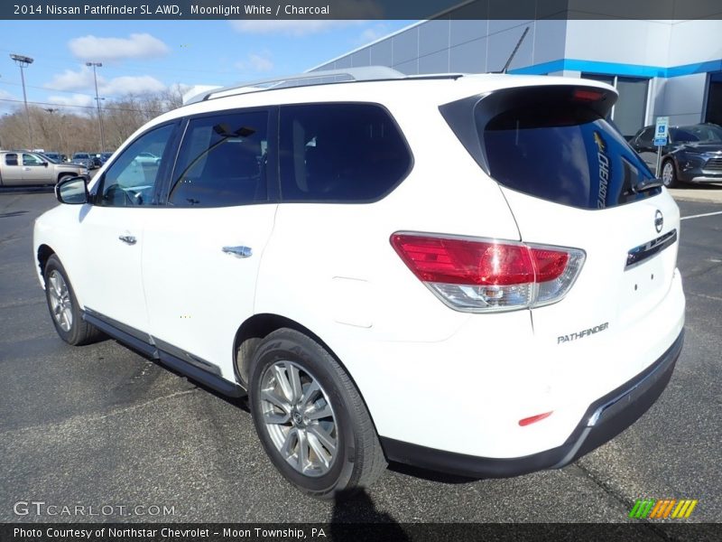 Moonlight White / Charcoal 2014 Nissan Pathfinder SL AWD