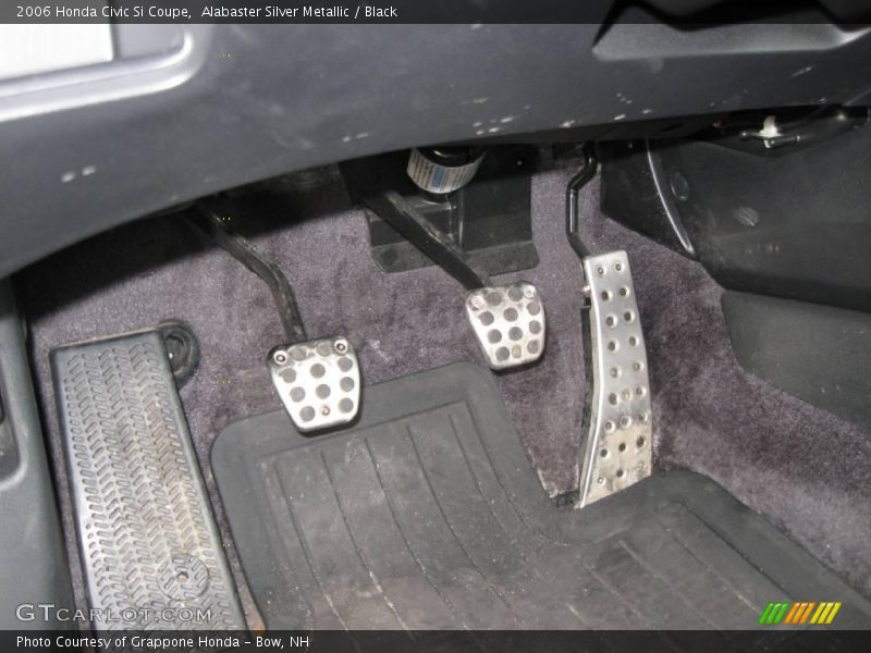 Alabaster Silver Metallic / Black 2006 Honda Civic Si Coupe