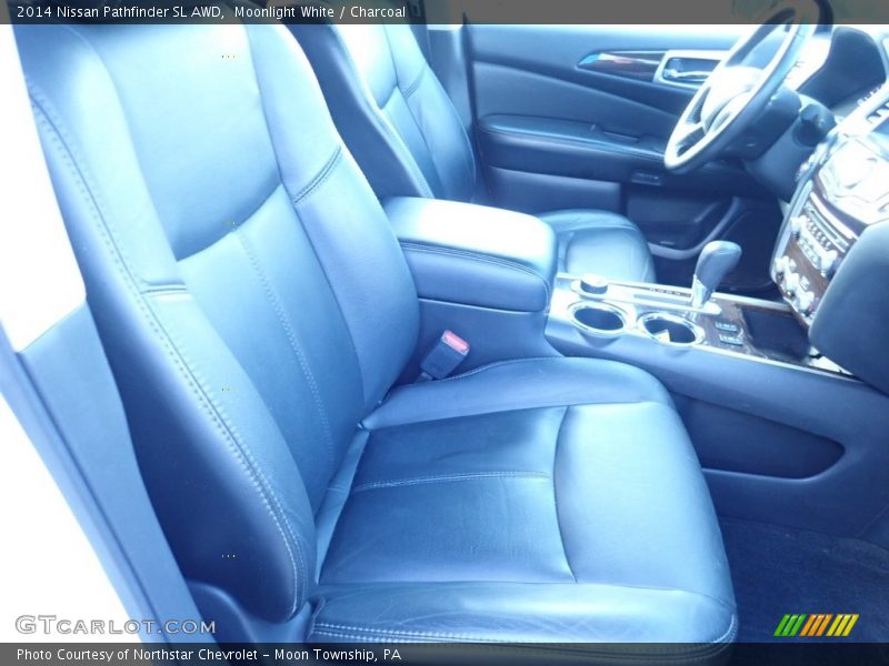 Moonlight White / Charcoal 2014 Nissan Pathfinder SL AWD
