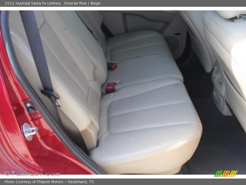 Sonoran Red / Beige 2011 Hyundai Santa Fe Limited