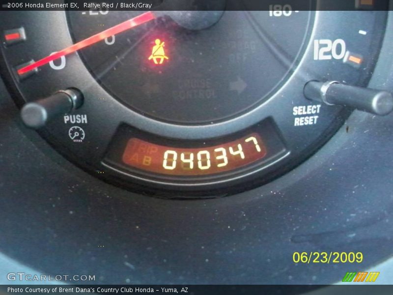Rallye Red / Black/Gray 2006 Honda Element EX