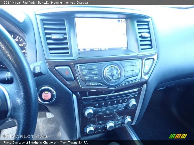 Moonlight White / Charcoal 2014 Nissan Pathfinder SL AWD