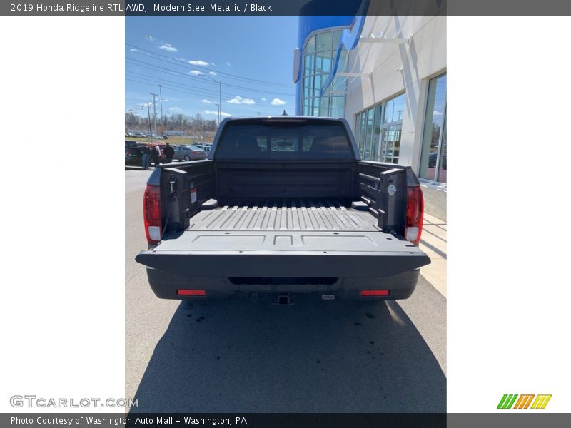 Modern Steel Metallic / Black 2019 Honda Ridgeline RTL AWD